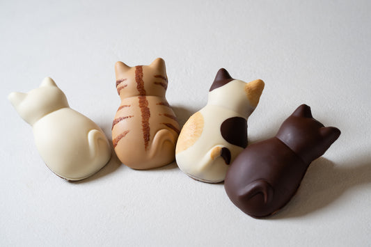 【三毛猫】猫型　フィナンシェ　ギフト　焼き菓子３種セット（かわいい高級手土産）
