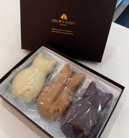 猫型　フィナンシェ　ギフト　焼き菓子３種セット（かわいい高級手土産）